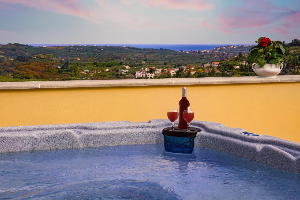 Villa Erontas - Private Heated Jacuzzi Makhairoí Dış mekan fotoğraf