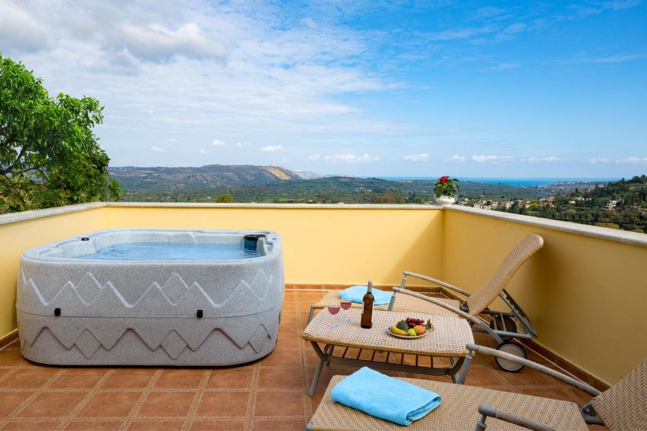 Villa Erontas - Private Heated Jacuzzi Makhairoí Dış mekan fotoğraf