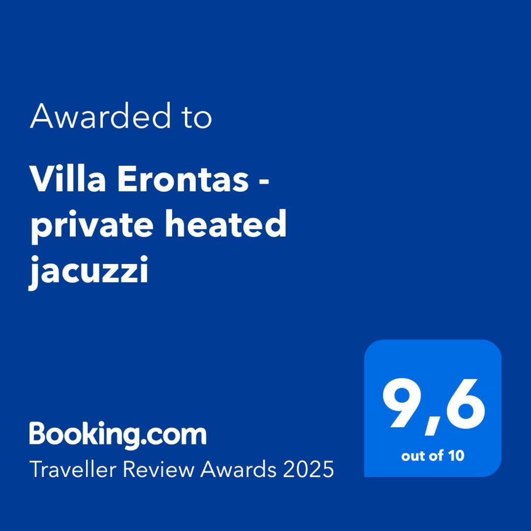 Villa Erontas - Private Heated Jacuzzi Makhairoí Dış mekan fotoğraf